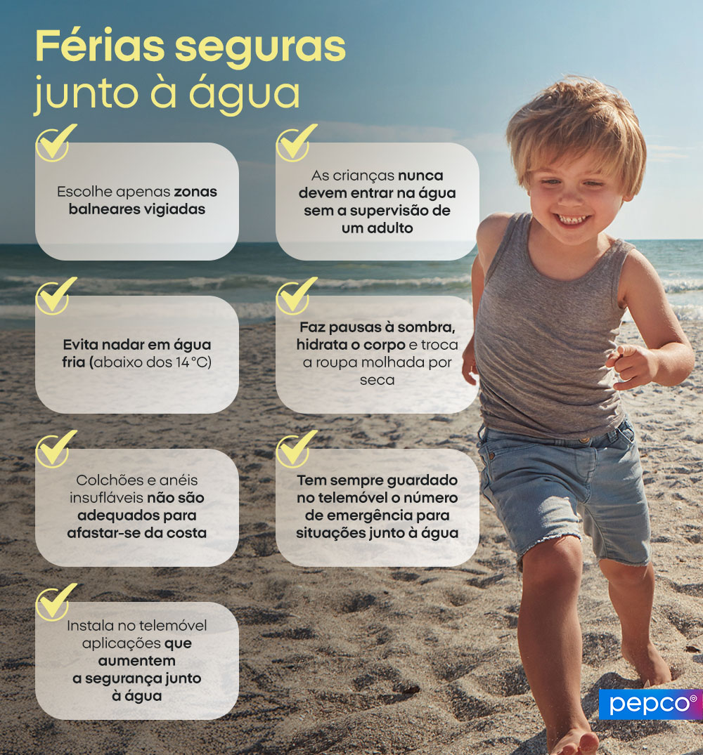 Férias seguras junto à água