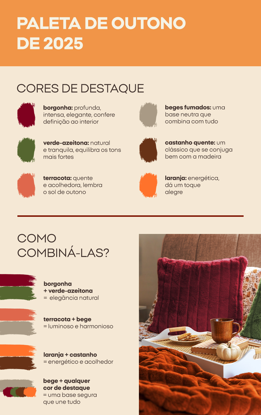 Paleta de outono de 2025 