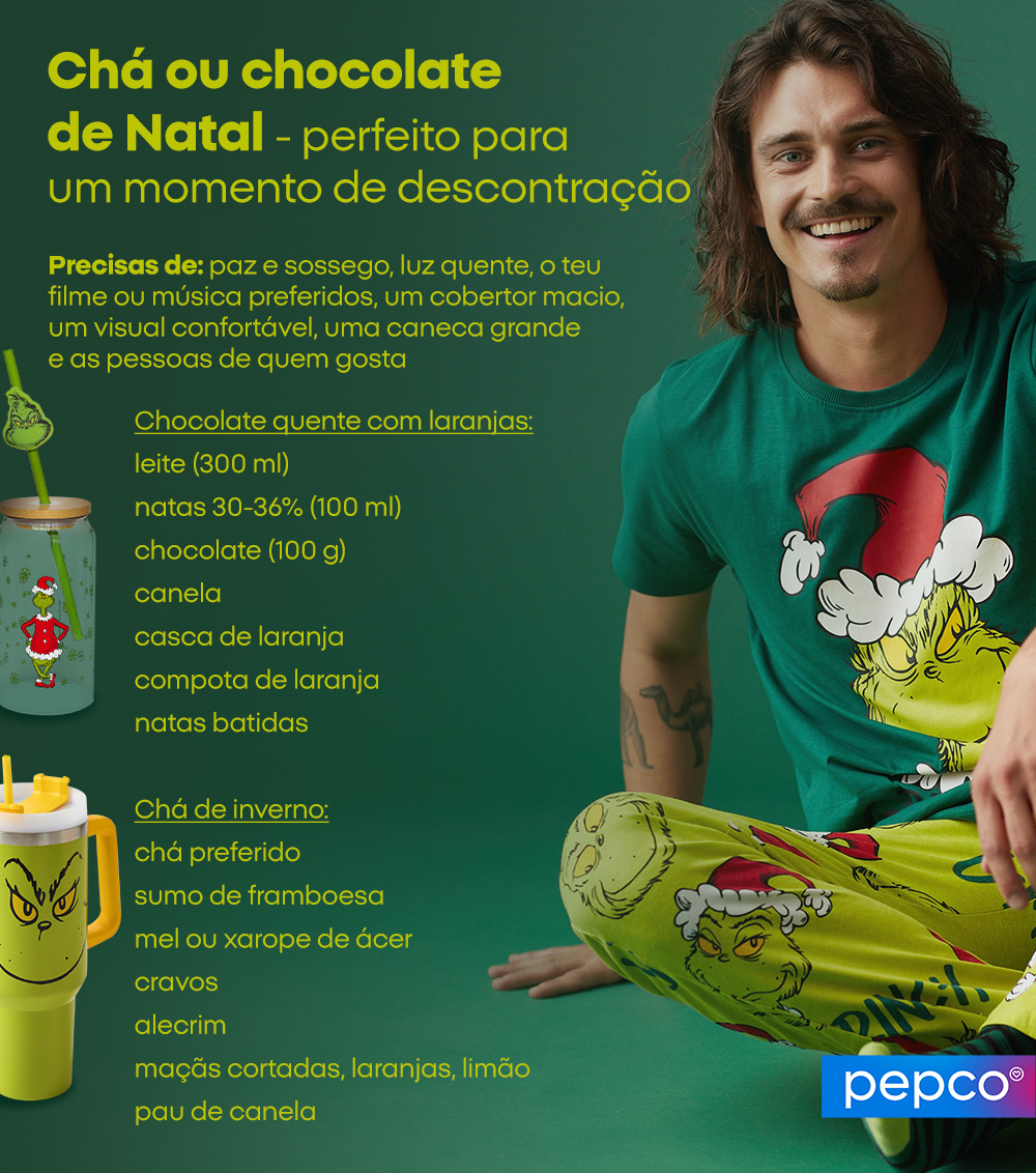 Chá ou chocolate de Natal - perfeito para um momento de descontração